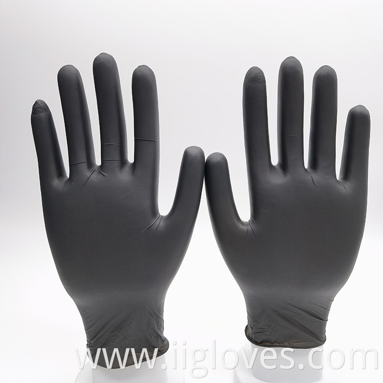 Wholesale Blue White Green Powder Free Nitrile Gloves With High Quality Singe Use NItrile gloves